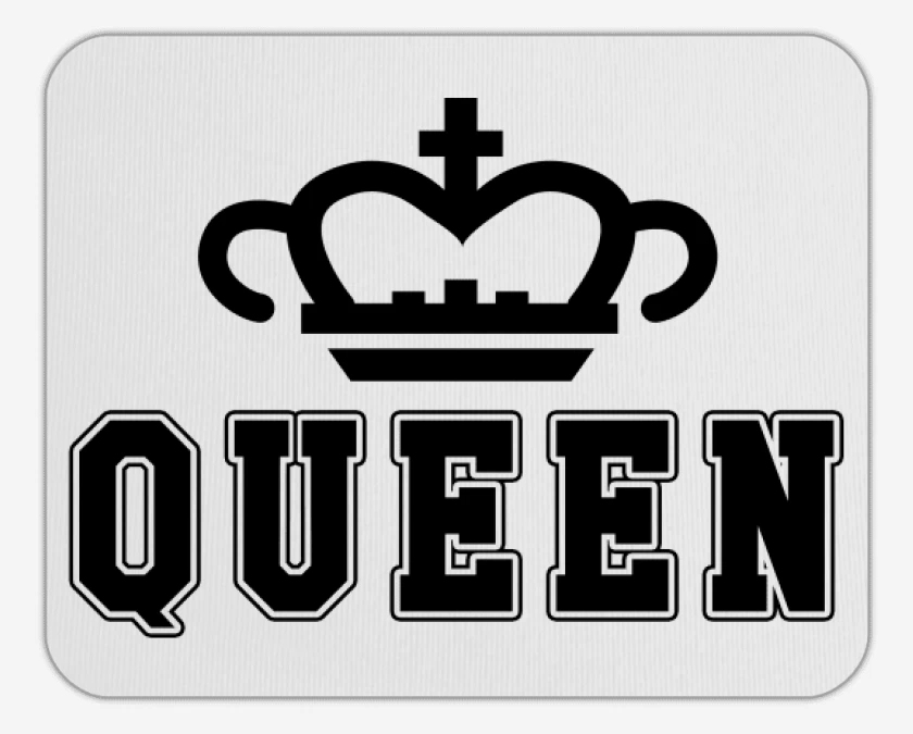 Mousepad Blanco de Queen