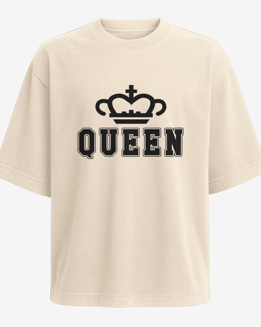 Polera Oversize Beige de Queen