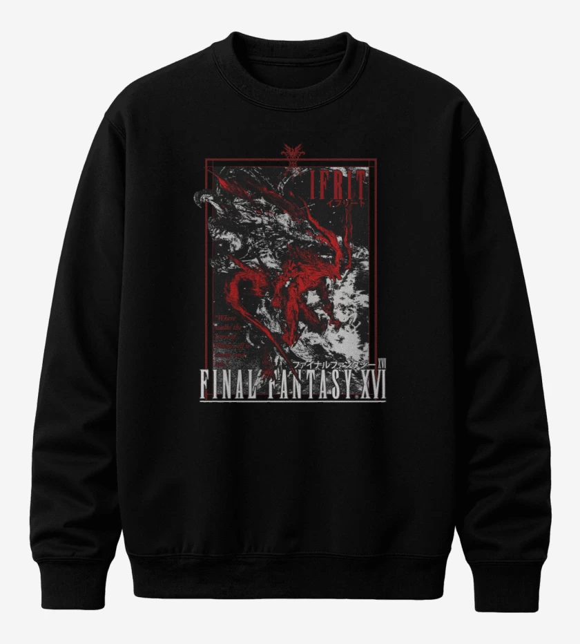 Poleron polo FFXVI Ifrit