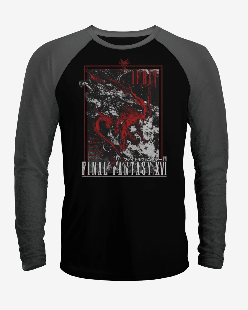 Polera Raglan FFXVI Ifrit