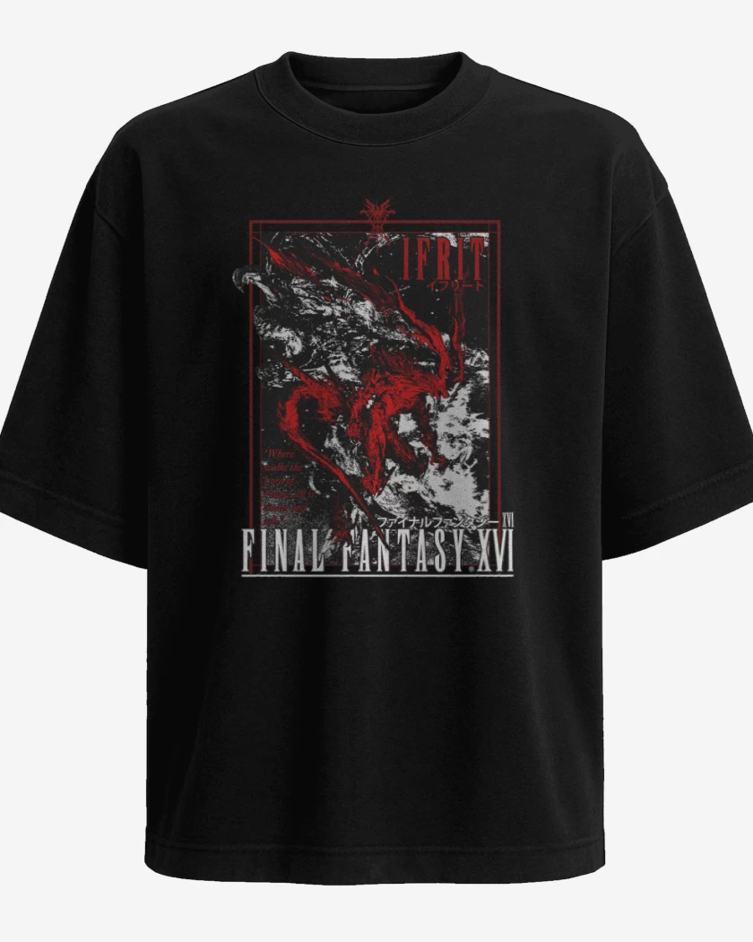 Polera Oversize FFXVI Ifrit