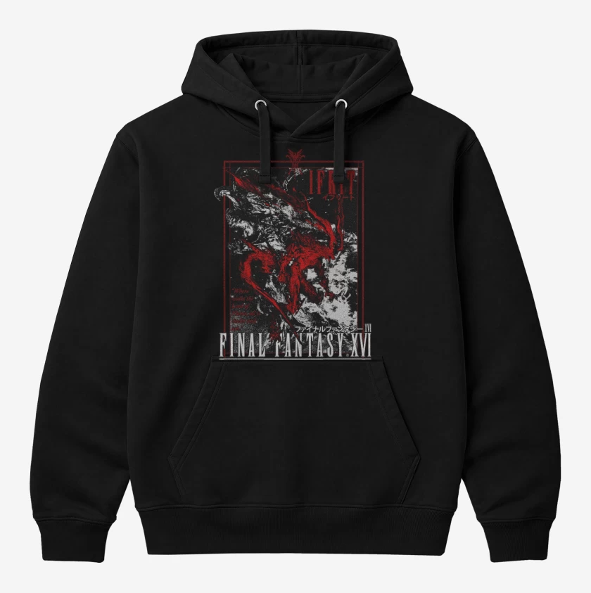 Polerón Canguro Negro de FFXVI Ifrit