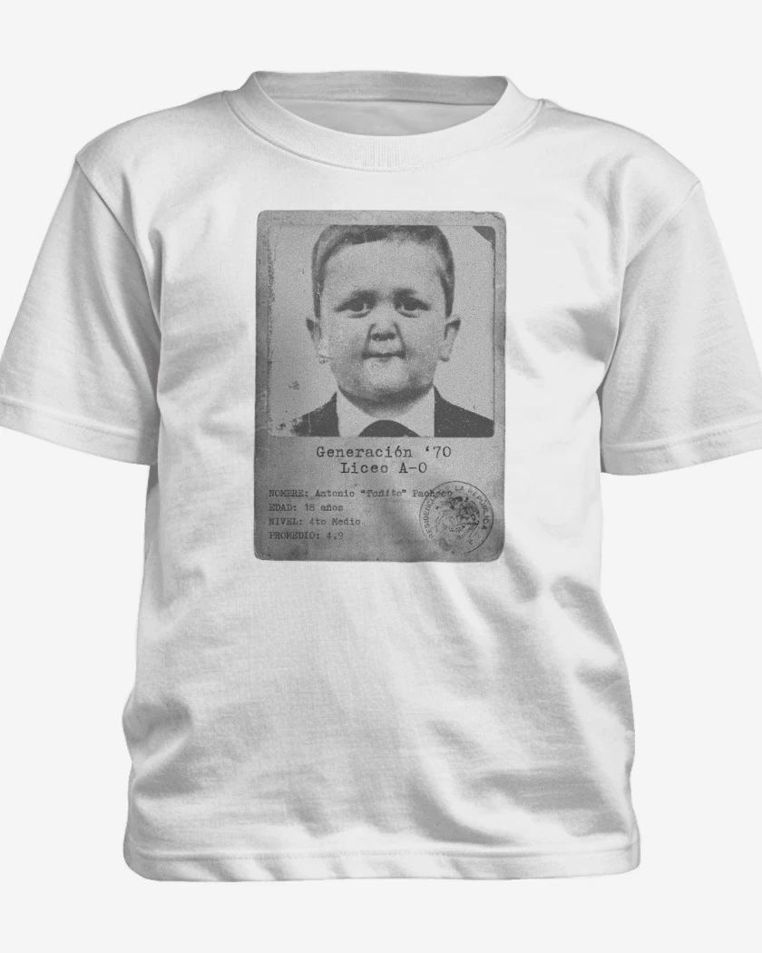 Polera de niño Blanco de Toñito