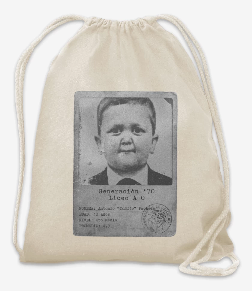 Mochila Blanco de Toñito