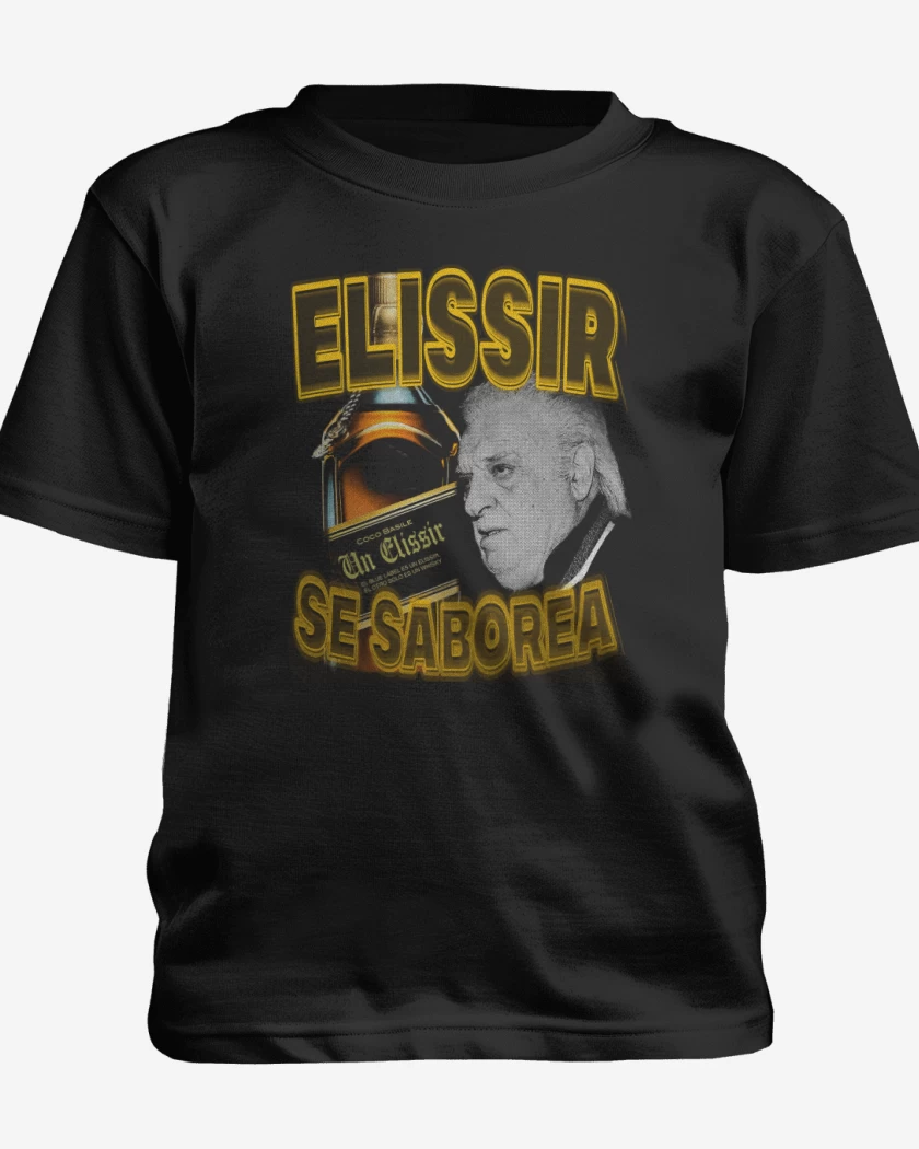 Polera de niño Negro de Elissir