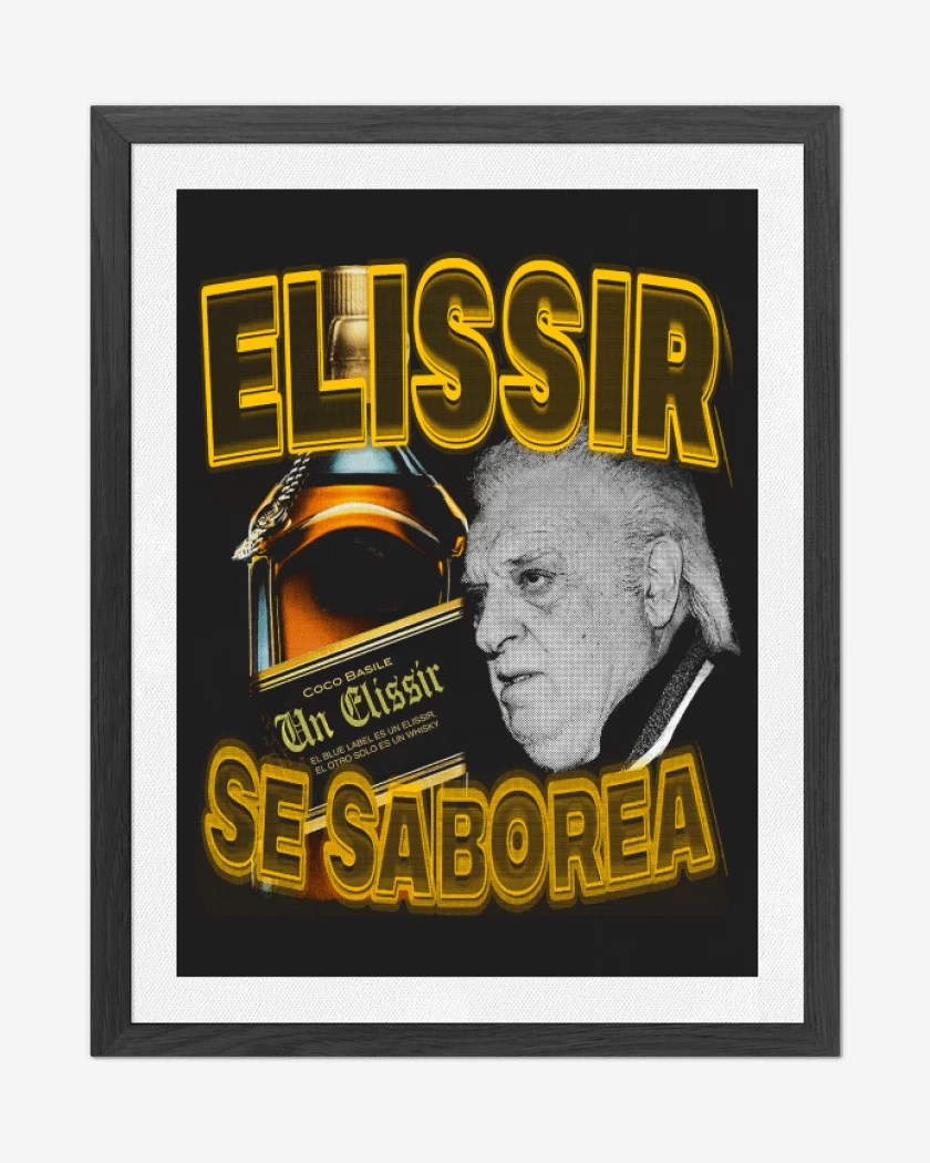 Cuadro decorativo Negro de Elissir