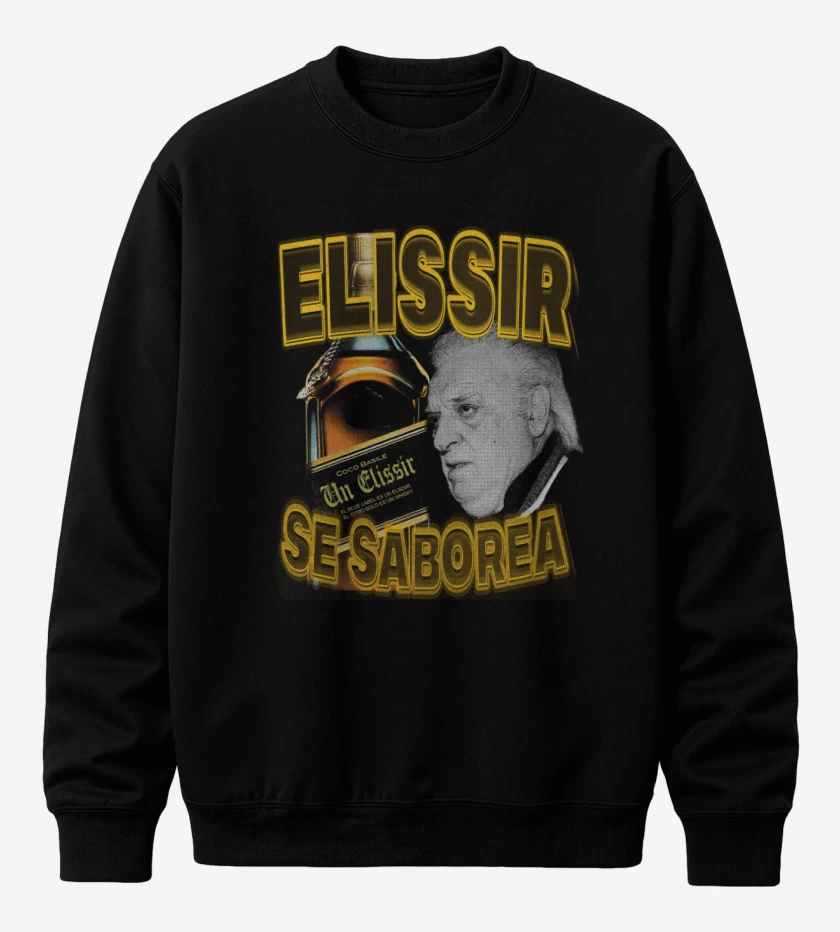 Poleron polo Negro de Elissir