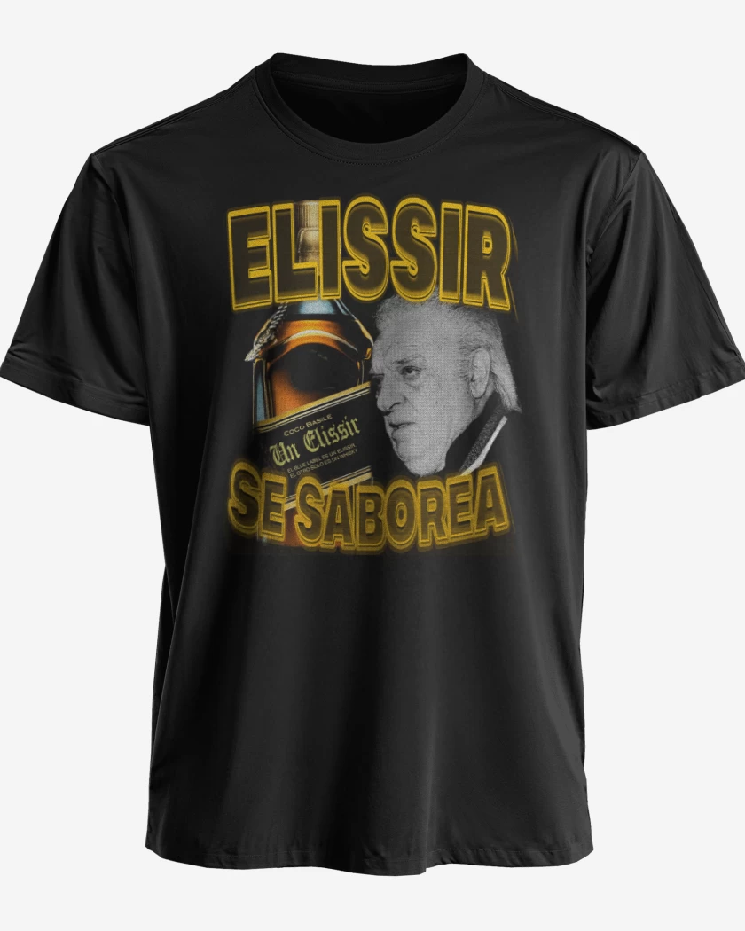 Polera premium Negro de Elissir