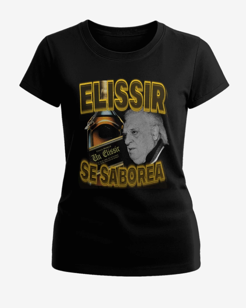 Polera de Mujer Negro de Elissir