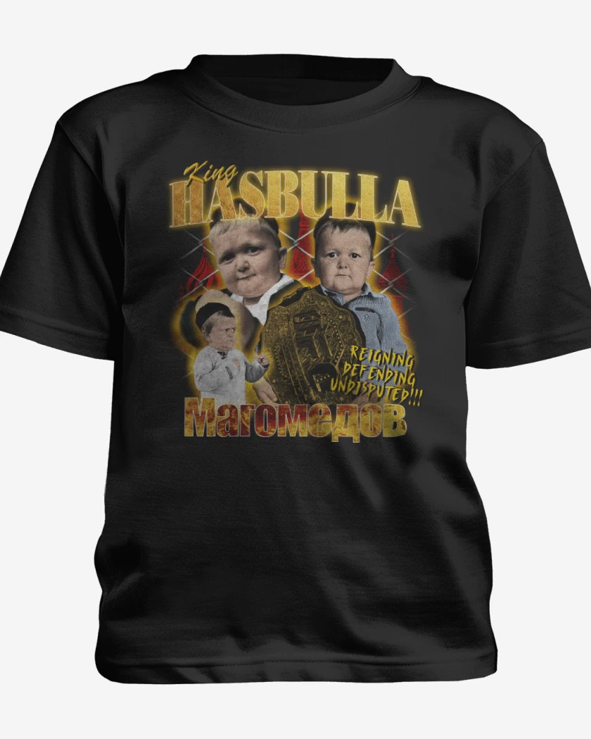 Polera de niño Negro de King Hasbulla