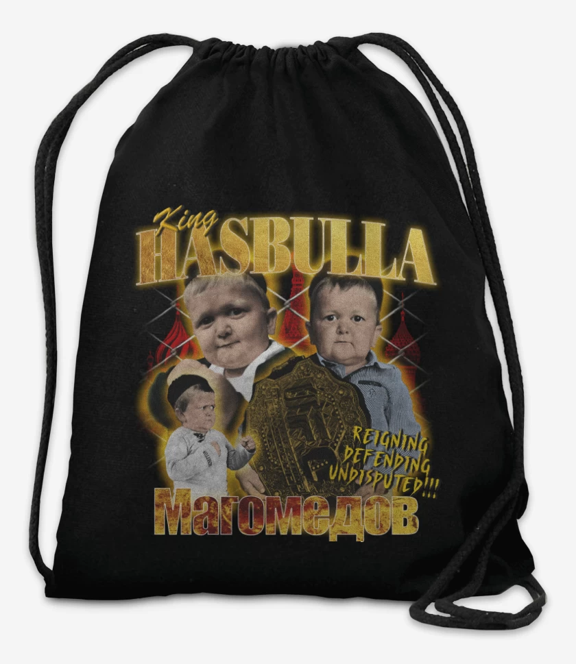 Mochila Negro de King Hasbulla