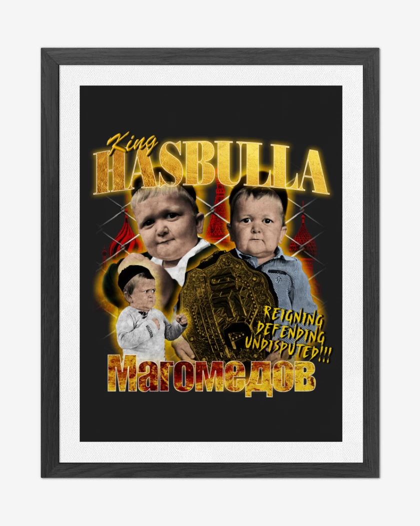 Cuadro decorativo Negro de King Hasbulla
