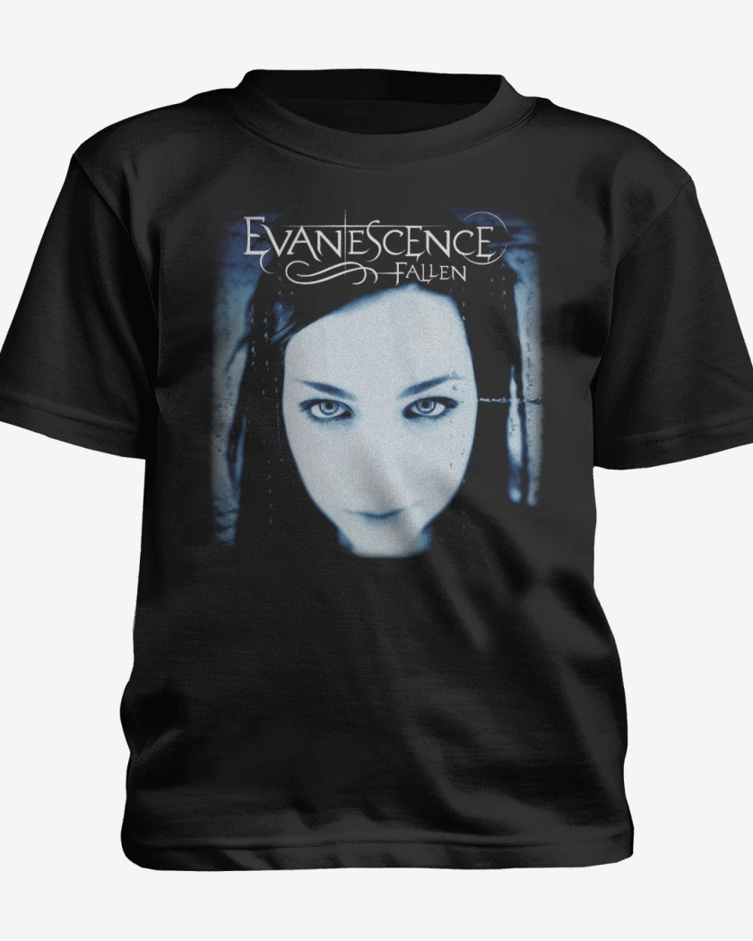 Polera de niño Negro de Evanescene Fallen 