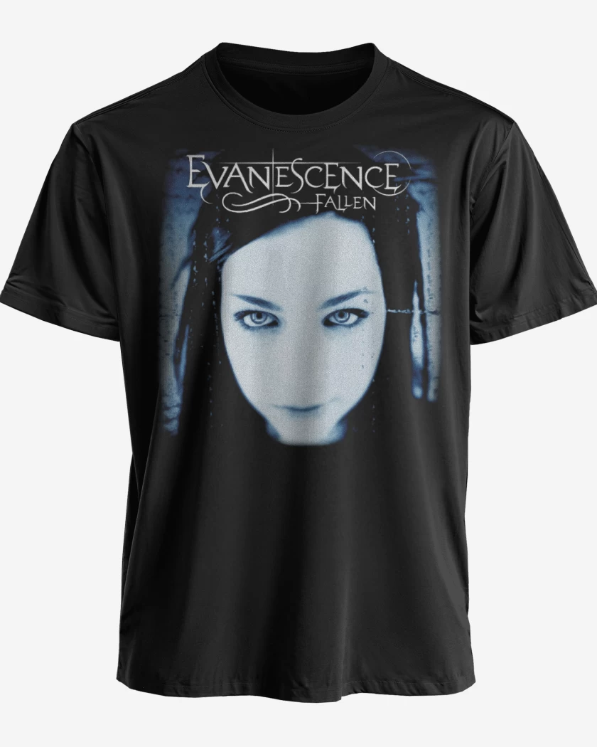 Polera premium Negro de Evanescene Fallen 