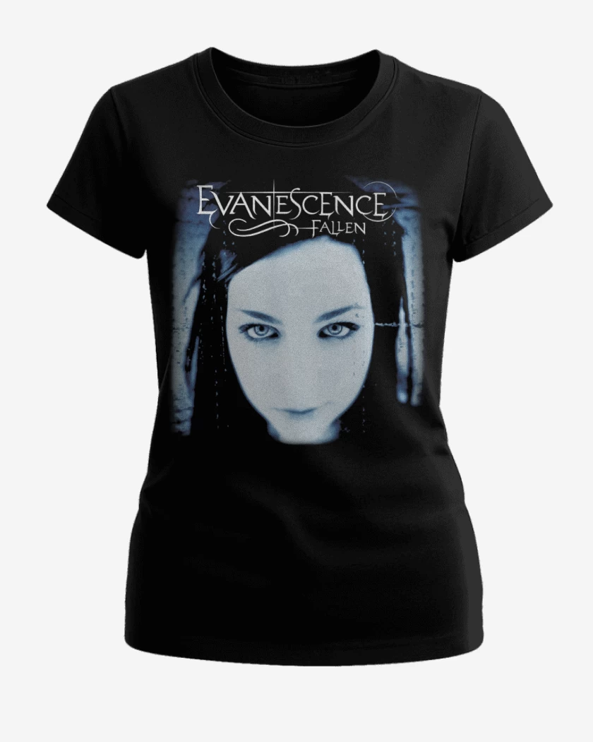 Polera de Mujer Negro de Evanescene Fallen 