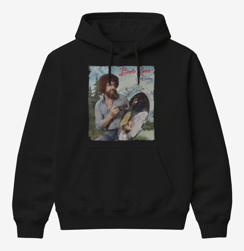 Poleron Canguro básico Negro de Bob Ross
