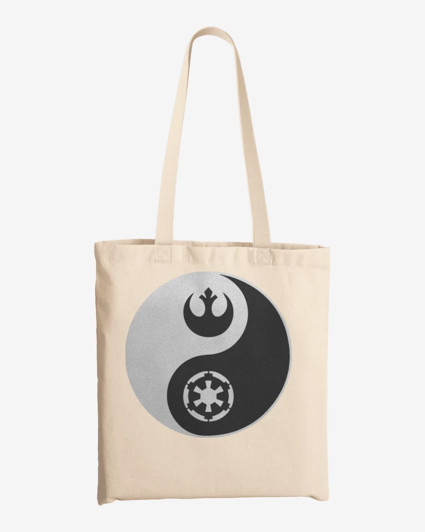 Totebag Ying yang Star wars