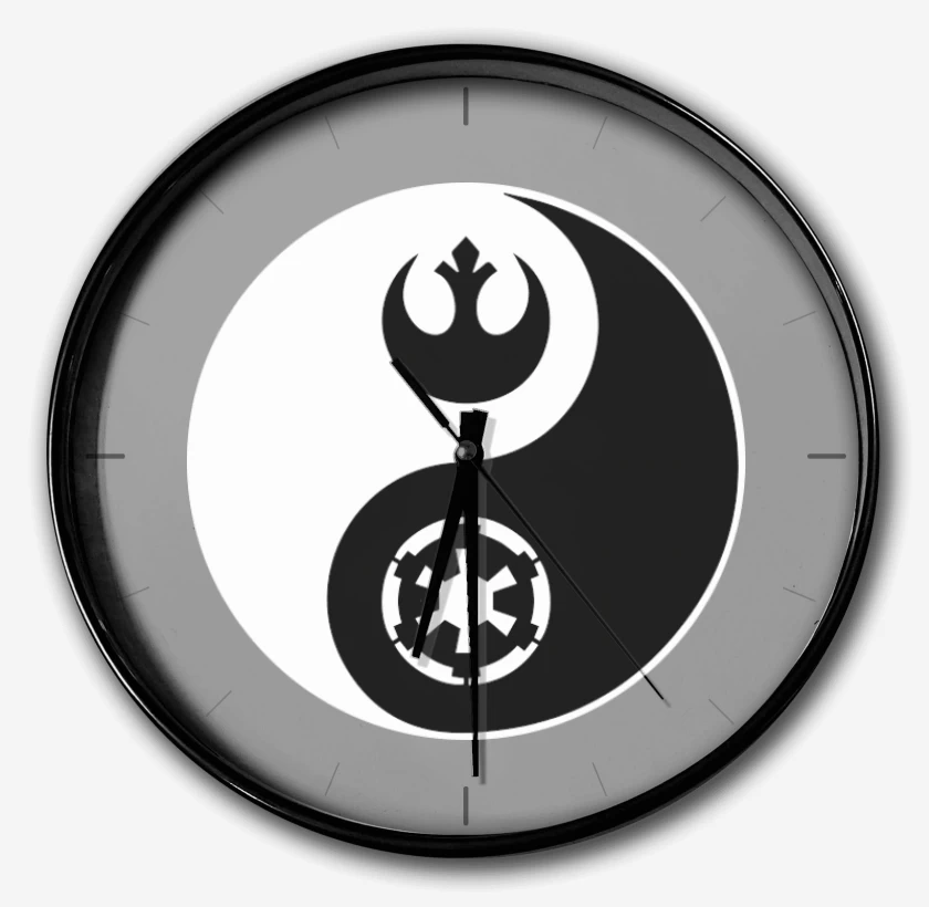 Reloj Gris Melange de Ying yang Star wars