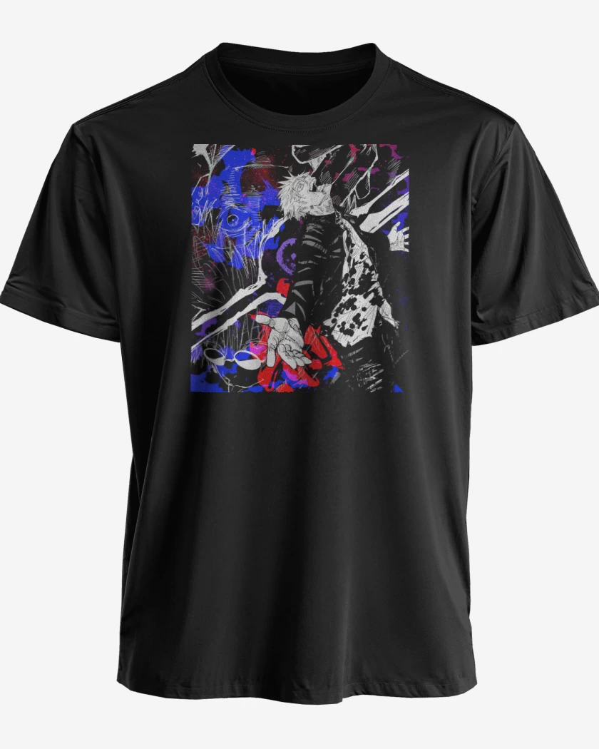Polera premium Negro de Gojo Satoru