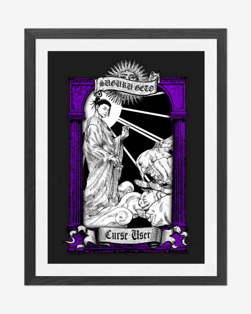 Cuadro decorativo Negro de Santo Patrono de las Maldiciones
