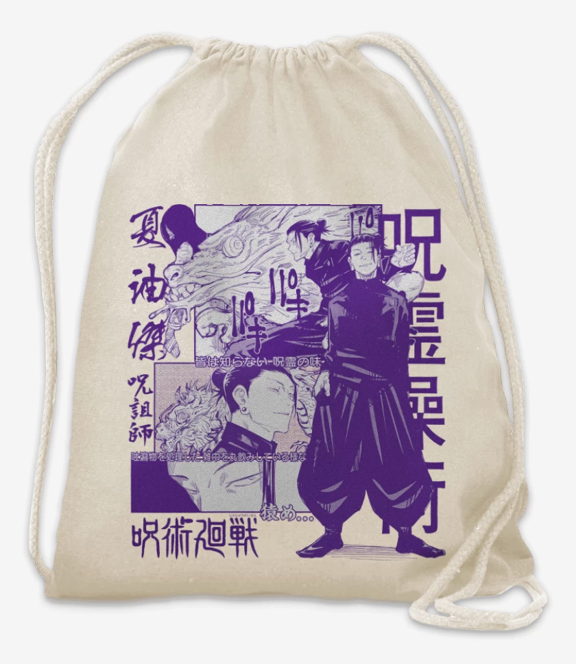 Mochila Blanco de Jujutsu Kaisen Suguru Geto