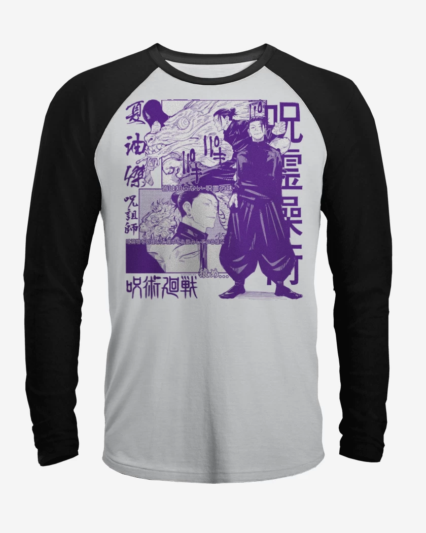 Polera Raglan Jujutsu Kaisen Suguru Geto
