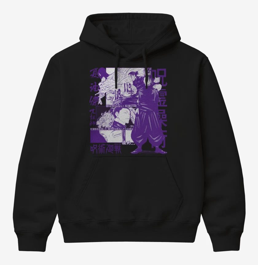 Poleron Canguro básico Jujutsu Kaisen Suguru Geto