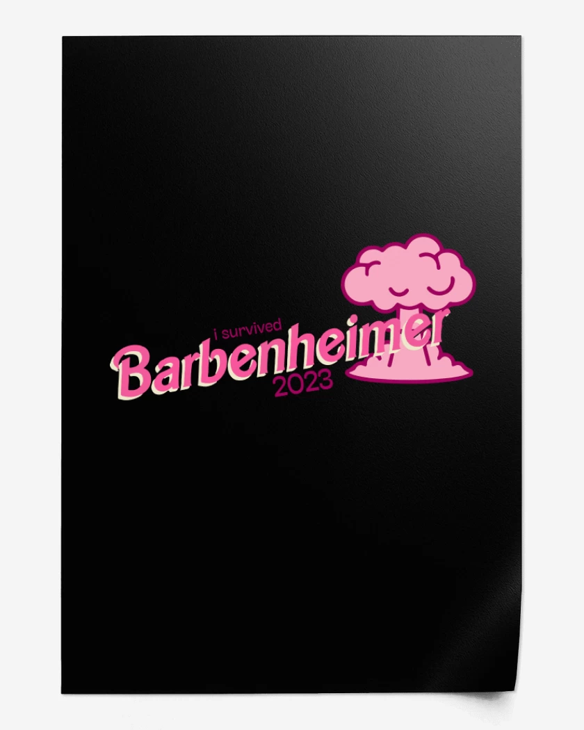 Print I Survived Barbenheimer 2023