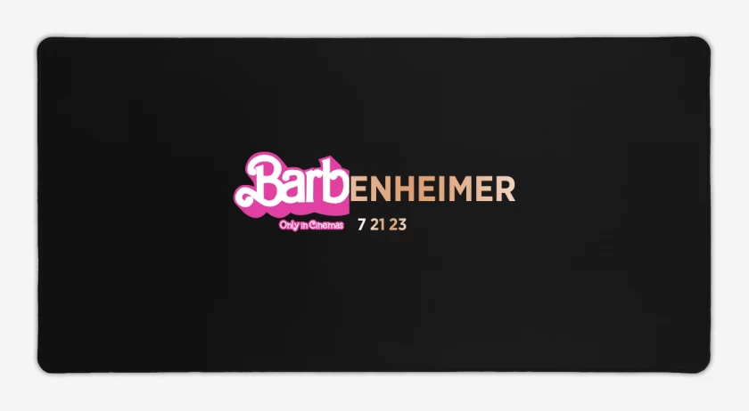 Mouse pad Gamer Barbenheimer Only in Cinemas