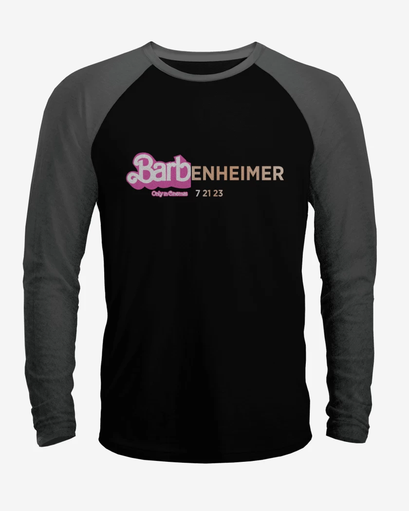 Polera Raglan Barbenheimer Only in Cinemas