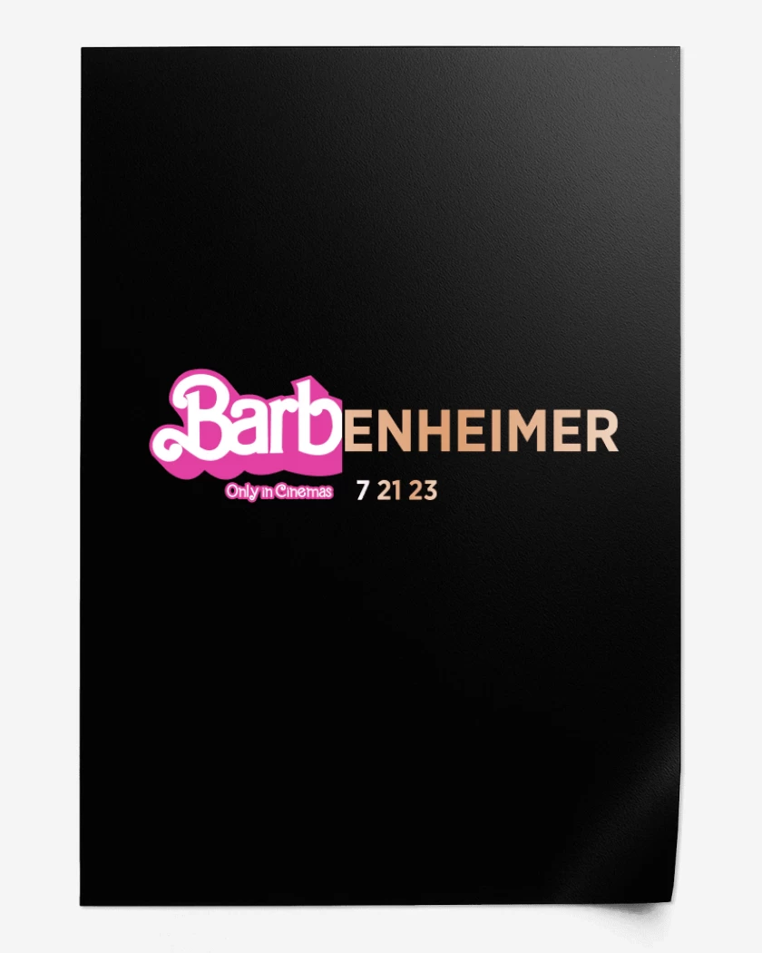 Print Barbenheimer Only in Cinemas