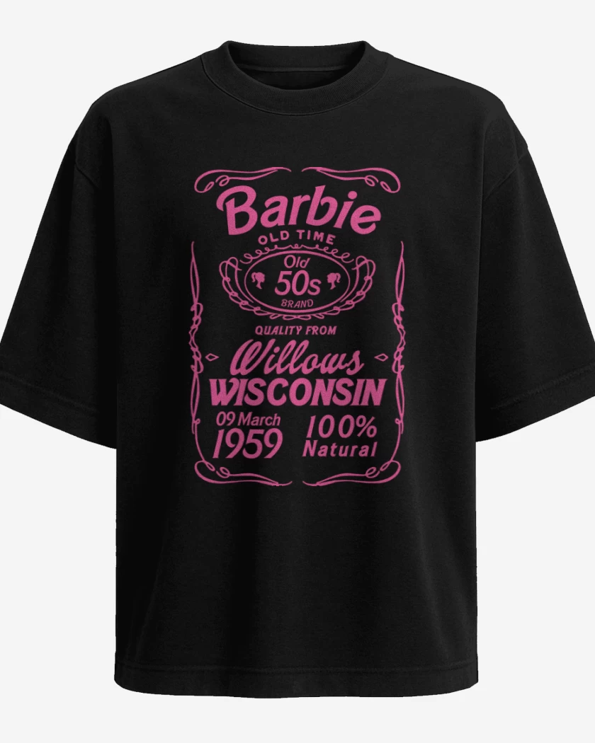 Polera Oversize Barbie old time