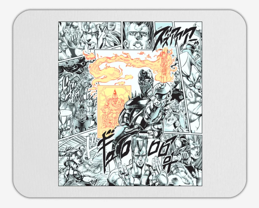 Mousepad Polnareff & Silver Chariot