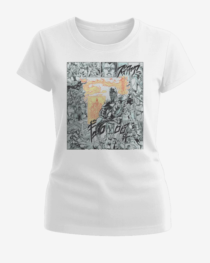 Polera de Mujer Blanco de Polnareff & Silver Chariot