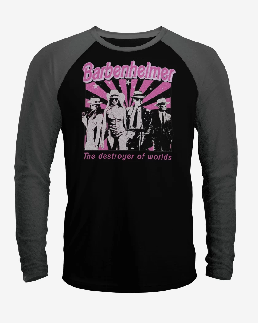 Polera Raglan Barbenheimer The Destroyer of Worlds