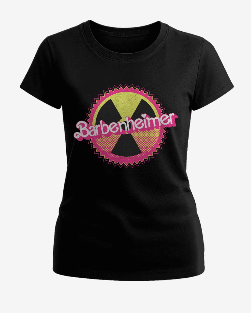 Polera de Mujer Negro de Barbie Nuclear