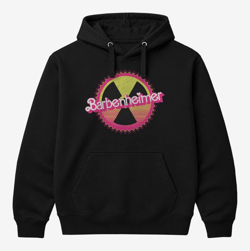 Polerón Canguro Negro de Barbie Nuclear
