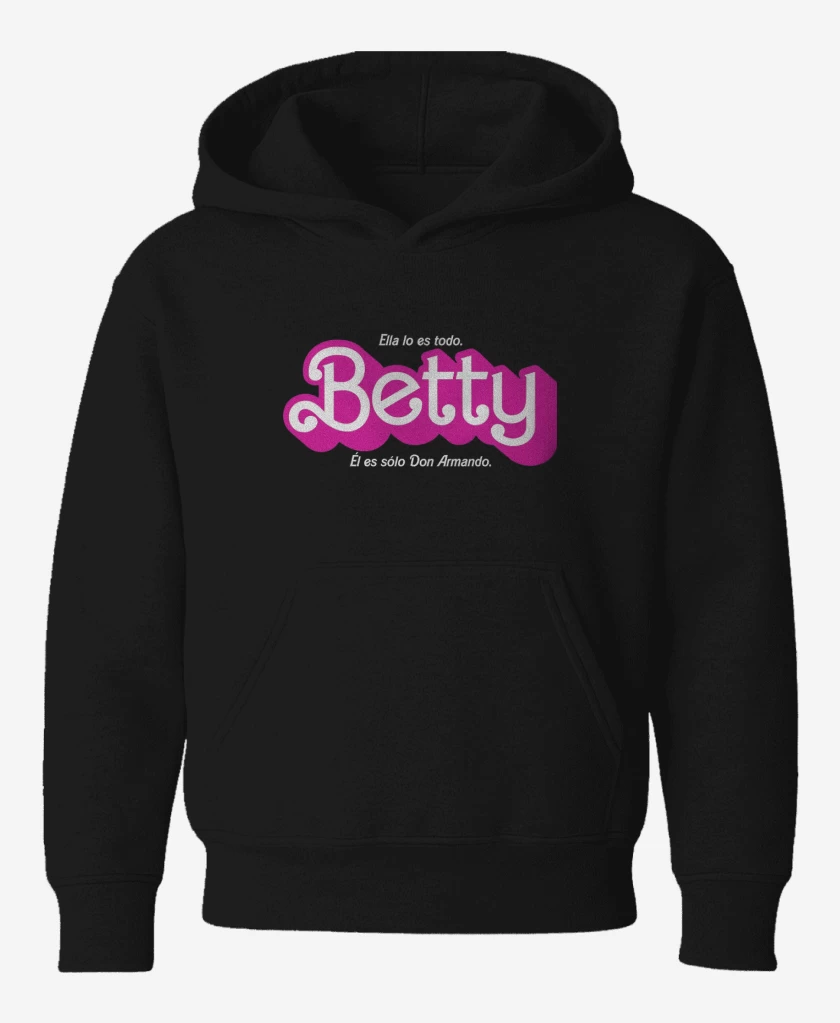 Poleron de niño Negro de Ella es Betty