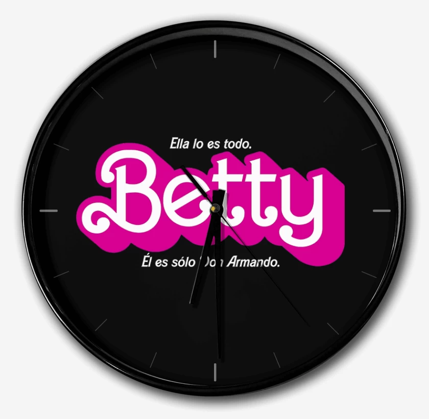 Reloj Negro de Ella es Betty