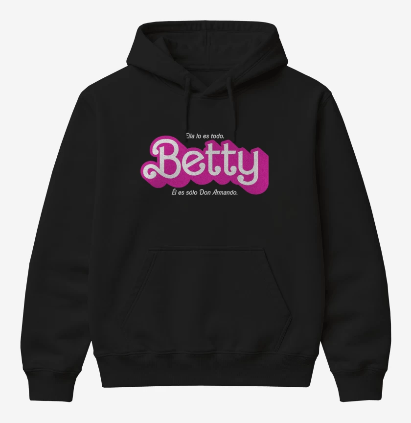 Poleron Canguro básico Negro de Ella es Betty