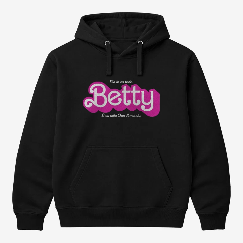 Polerón Canguro Negro de Ella es Betty