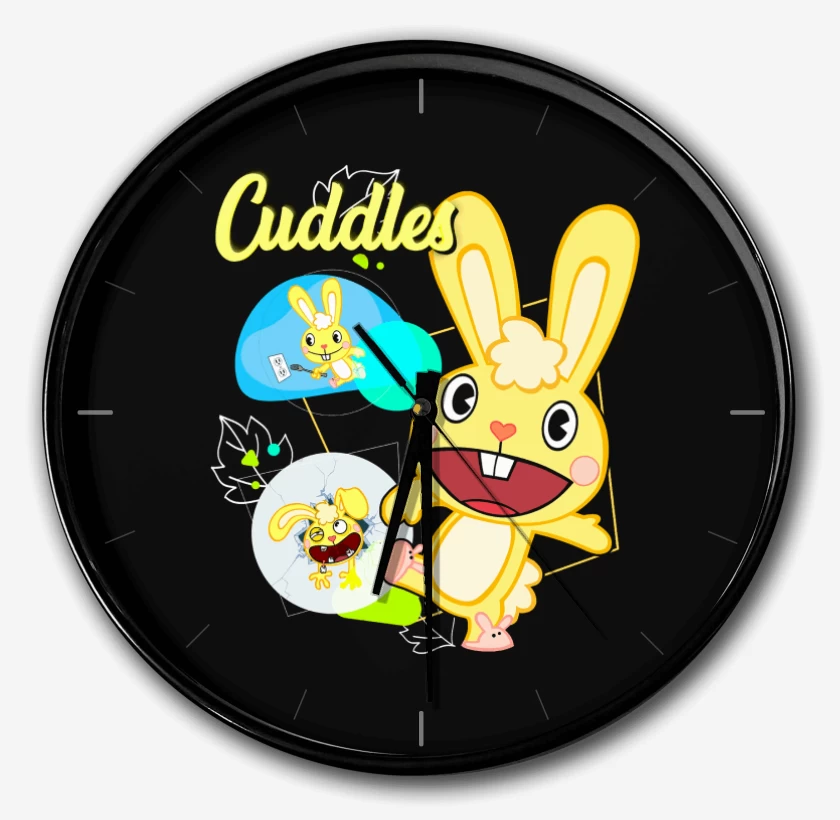Reloj Negro de Cuddles 