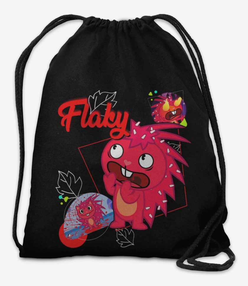 Mochila Negro de Flaky