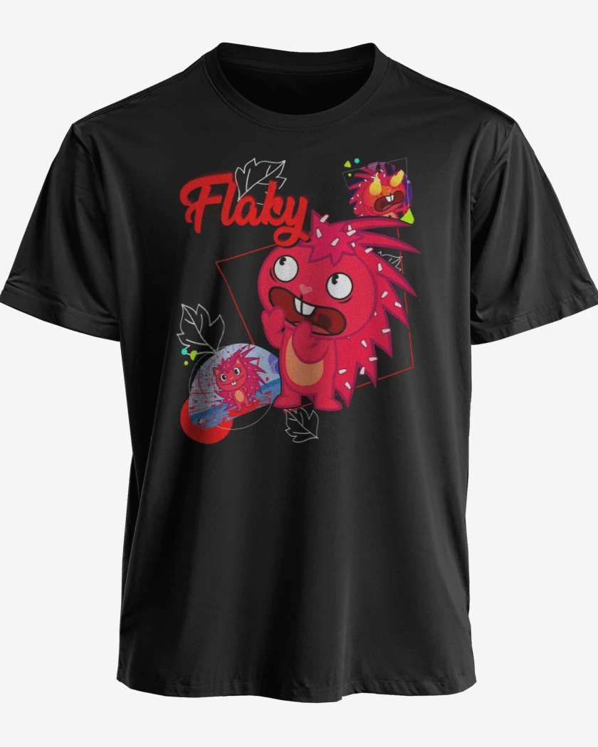 Polera premium Negro de Flaky