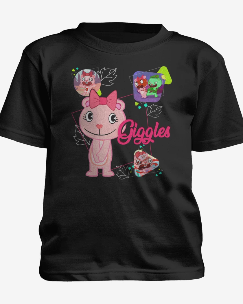 Polera de niño Negro de Giggles