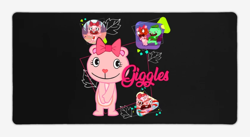 Mouse pad Gamer Negro de Giggles