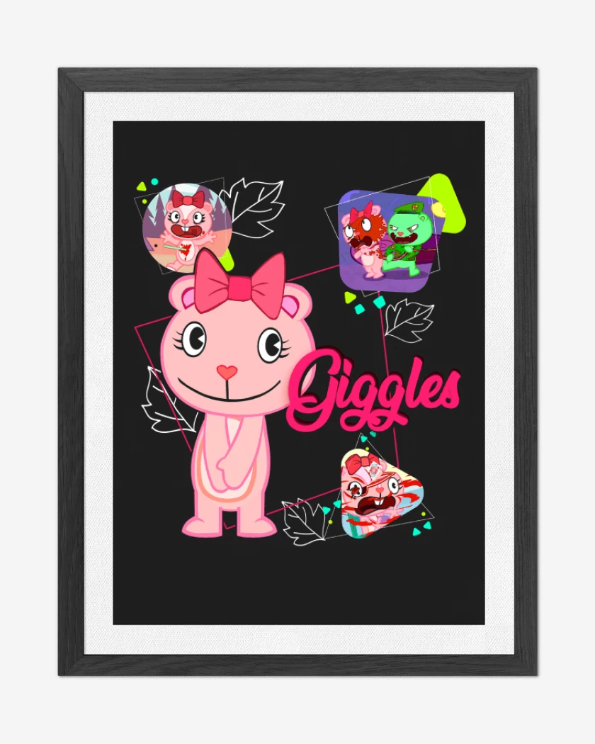 Cuadro decorativo Negro de Giggles