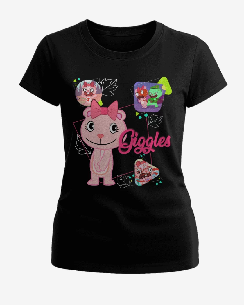 Polera de Mujer Negro de Giggles