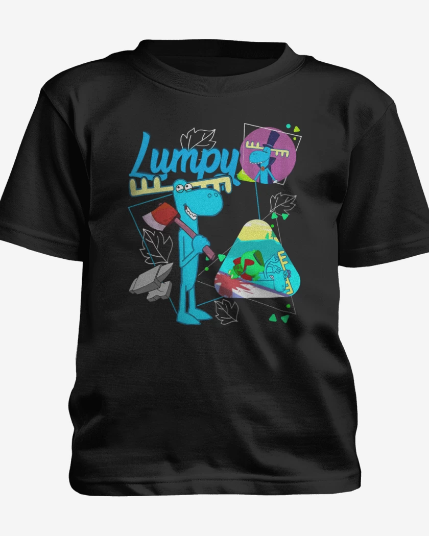 Polera de niño Negro de Lumpy