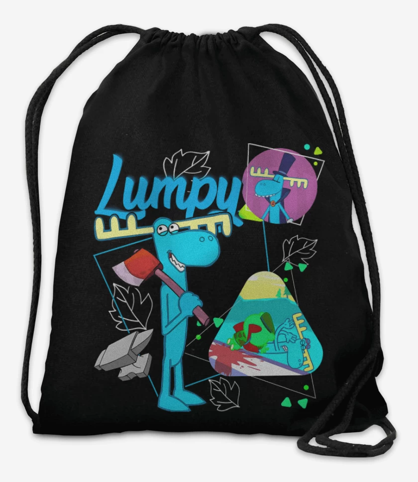 Mochila Negro de Lumpy